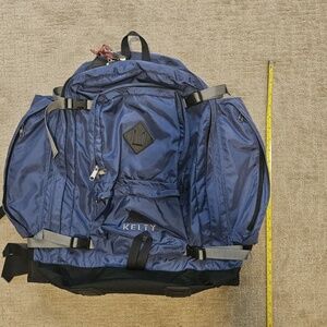 Vintage Kelty Red Wing Hiking Backpack Internal Frame Blue 22 inches long